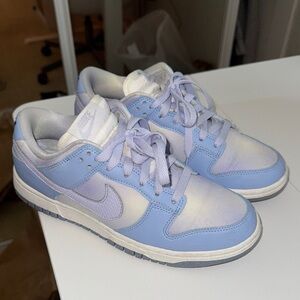 Nike Blue and White Sneakers